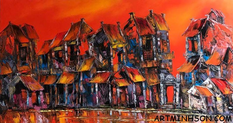 Oil painting landscape #20 - Nguyen Minh Son Artist