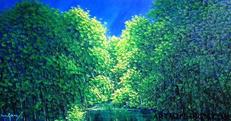 Oil painting landscapeOil painting landscape - Nguyen Minh Son Artist