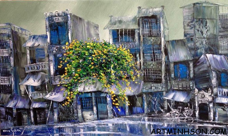 Oil painting landscape #26 - Nguyen Minh Son Artist