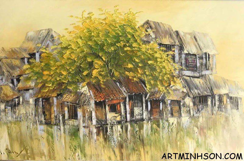 Oil painting landscape #31 - Nguyen Minh Son Artist