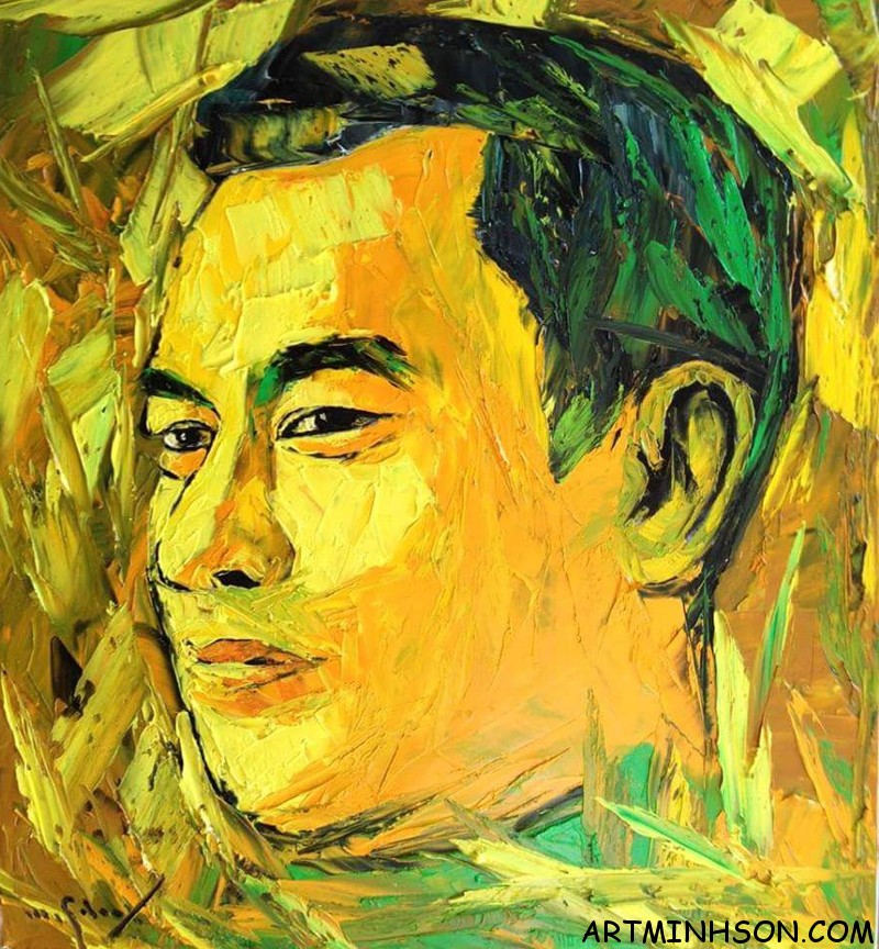 Oil painting portrait - Nguyen Minh Son Artist