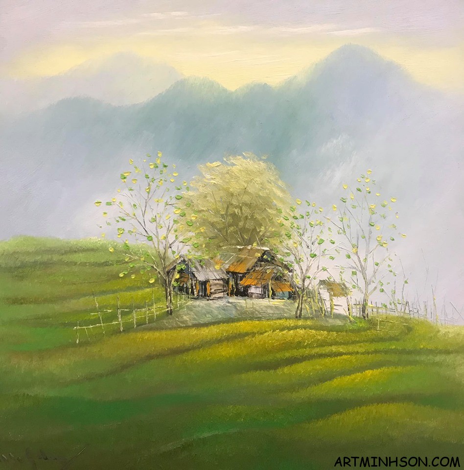 Tranh sơn dầu phong cảnh - Art Minh Son